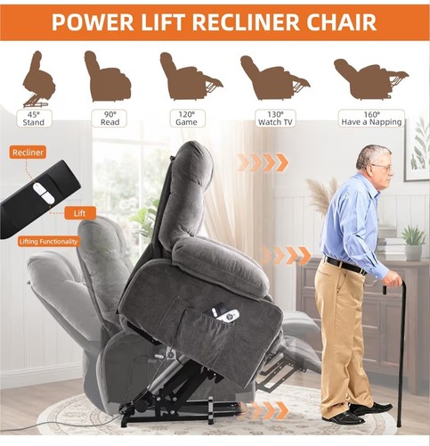 Power lift recliner chair - lift,